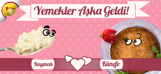 Sevgililer günü için Yemek Sepeti