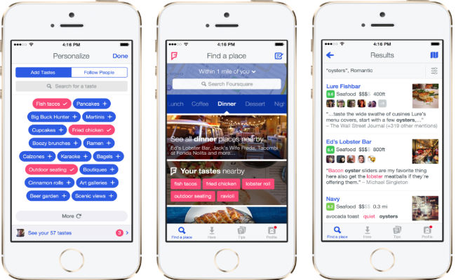 Yeni Foursquare Uygulaması