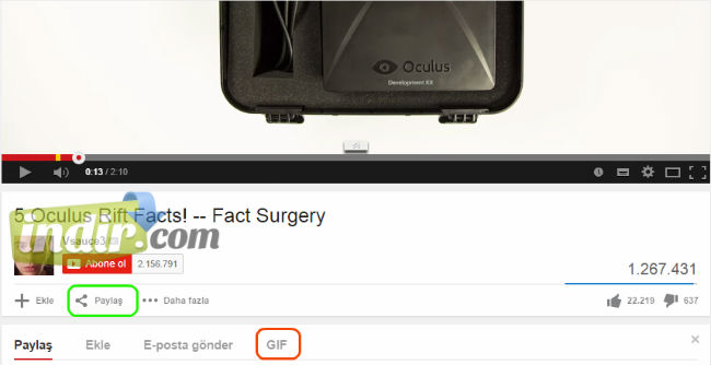 Youtube Videosu GIF'e Nasıl Dönüştürülür?