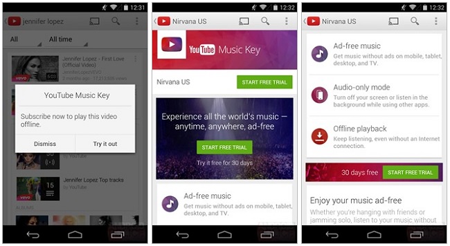 Youtube Music Key